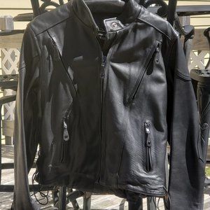 Womens MEGA FORCE motorcycle jacket very protective and fully vented